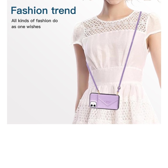 Crossbody Anti Drop Wallet  for iPhone 12/12 pro Case New - Picture 3 of 7